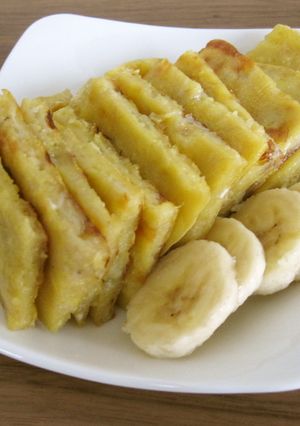 ほんのり甘いバナナのモチモチ焼き-レシピのメイン写真