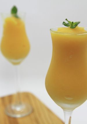 材料二つだけ！マンゴージェラート-レシピのメイン写真