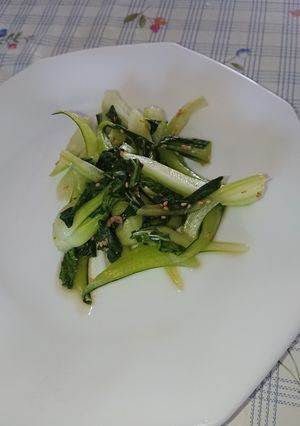 簡単チンゲン菜の中華炒め-レシピのメイン写真
