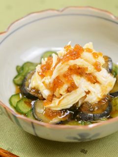 蒸し鶏とあげなすのサラダ~油淋鶏風~-レシピのメイン写真