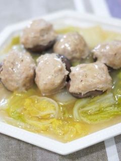 しいたけの肉詰めあんかけ-レシピのメイン写真