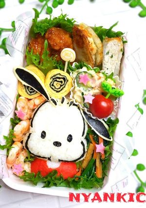ポチャッコ ♡キャラ弁-レシピのメイン写真