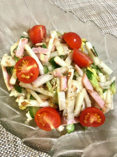大根とキュウリの梅肉鰹節サラダ-レシピのメイン写真