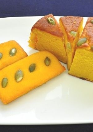 西京白みそかぼちゃケーキ-レシピのメイン写真