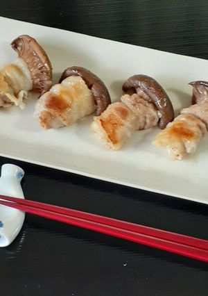 【野菜ソムリエ】大黒本しめじの豚バラ巻き-レシピのメイン写真
