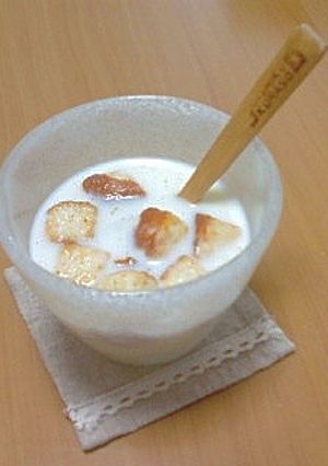 朝食にいかが❤　ラスク＆ミルク-レシピのメイン写真