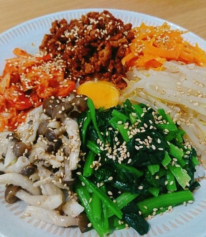 簡単!野菜たっぷりビビンバ-レシピのメイン写真