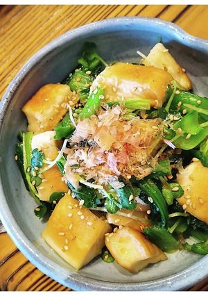 焼きはんぺんの芥子 (からし) 和え-レシピのメイン写真