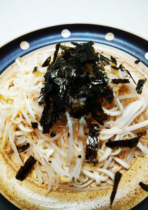 もやし入り　ヘルシーざるうどん-レシピのメイン写真
