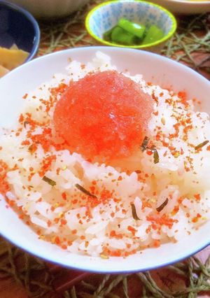 新発見 ふりかけと生明太子でW明太子ご飯-レシピのメイン写真