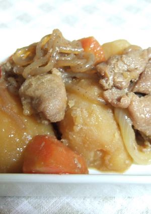 水なしで☆ほっこり肉じゃが-レシピのメイン写真