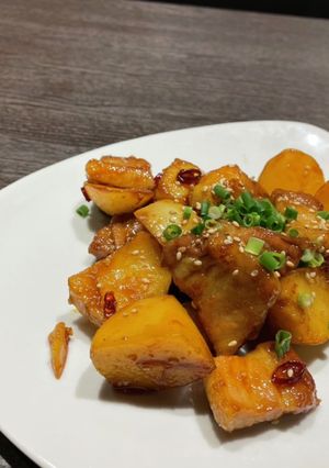 新じゃがの甘辛煮　-レシピのメイン写真