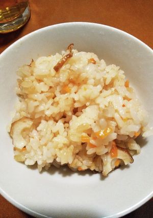 人参とちくわの炊き込みご飯-レシピのメイン写真