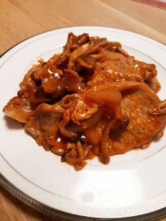 ワインに合う♪豚肉のケチャップ炒め-レシピのメイン写真