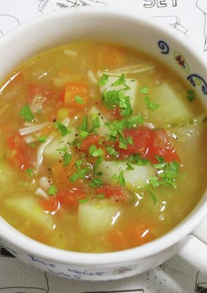 食べる野菜スープ-レシピのメイン写真