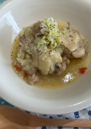 鶏手羽元で参鶏湯！-レシピのメイン写真