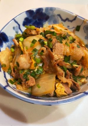 ゆかりのイブクロ　　豚キムチ-レシピのメイン写真
