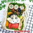 マスクなクレヨンしんちゃん♡キャラ弁