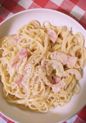 コンポタージュ風味のパスタ-レシピのメイン写真