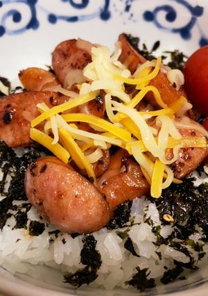 簡単チーズソーセージ丼-レシピのメイン写真