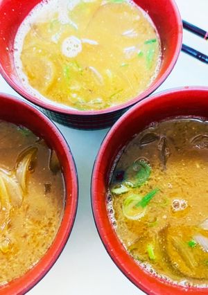 みそ足らん！サバ缶みそ煮のみそ汁してみそ-レシピのメイン写真