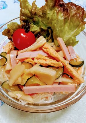 おかずになる!春雨とタケノコの中華和え-レシピのメイン写真