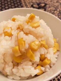 シンプルなとうもろこしご飯-レシピのメイン写真