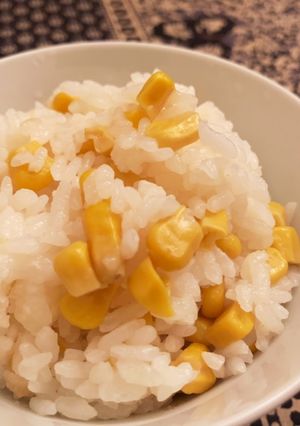 シンプルなとうもろこしご飯-レシピのメイン写真