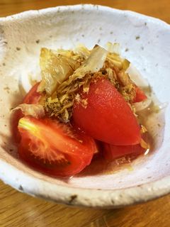 トマトと新玉ねぎのおひたし-レシピのメイン写真