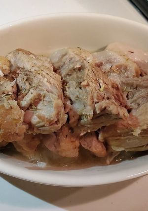 水なし！新玉ねぎだけで煮込む豚肩ロース-レシピのメイン写真