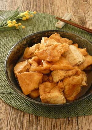 鶏胸肉と焼き豆腐のうま煮-レシピのメイン写真