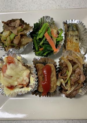 今日のお弁当4.22 ６品-レシピのメイン写真