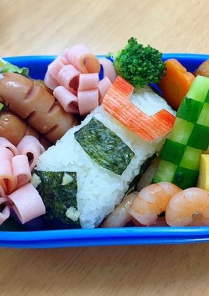 パトカー、キャラ弁-レシピのメイン写真