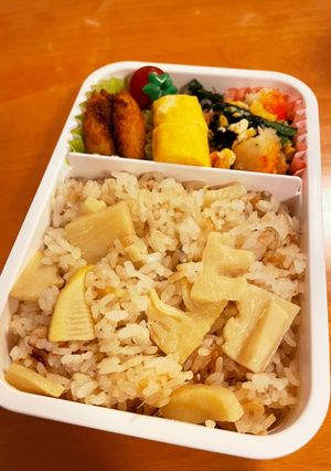 タケノコご飯弁当-レシピのメイン写真