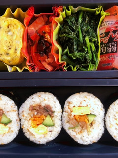 高校生弁当日記(キンパ弁当編)-レシピのメイン写真