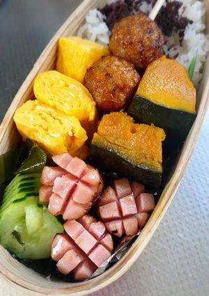 胡瓜とワカメの酢の物弁当-レシピのメイン写真