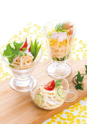 温麺カップサラダ-レシピのメイン写真