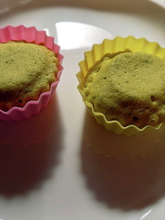 レンジでヨモギの蒸しパン-レシピのメイン写真