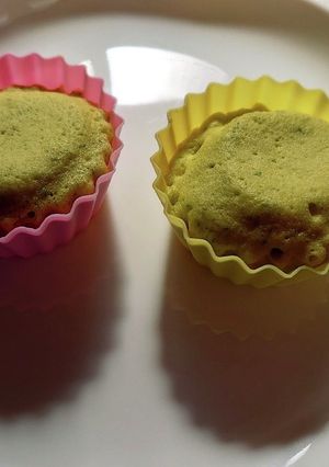 レンジでヨモギの蒸しパン-レシピのメイン写真