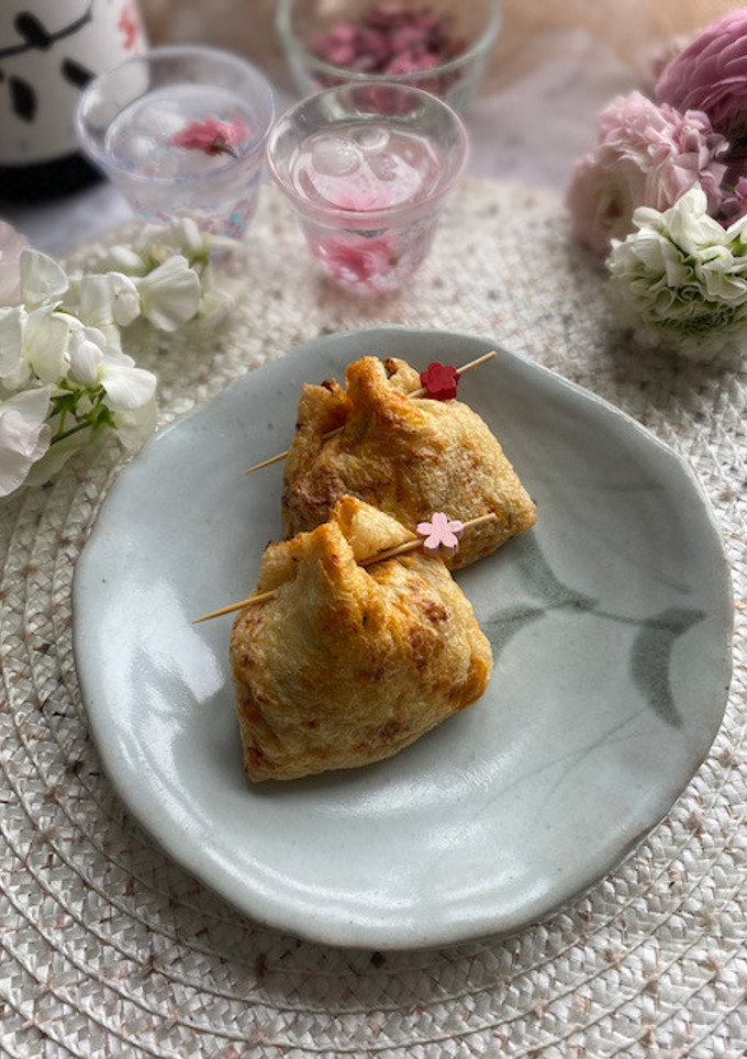 卵とサクサク天かすの納豆キムチ巾着-レシピのメイン写真