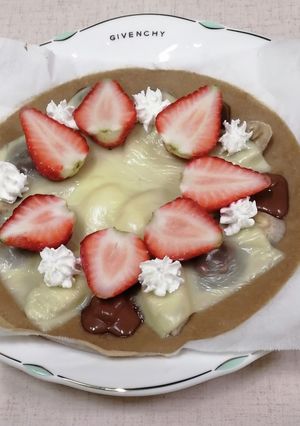スィーツピザ　お餅デコレーションピザ-レシピのメイン写真