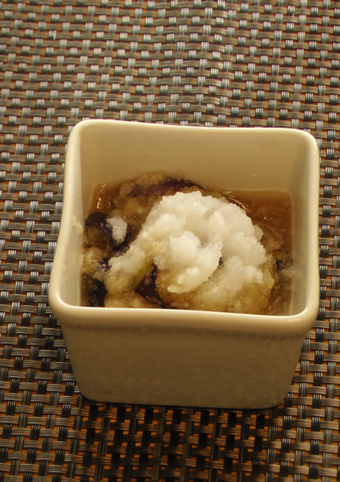 簡単給食 なすの煮びたし-レシピのメイン写真