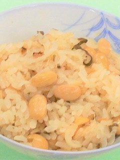 大豆の炊き込みご飯-レシピのメイン写真