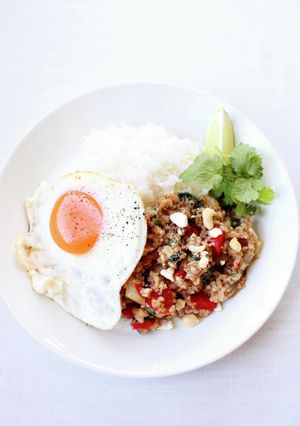 すんごく美味しい【大葉ガパオライス】-レシピのメイン写真