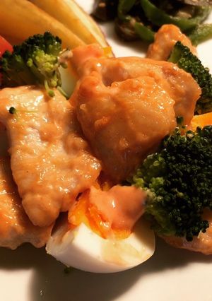 鶏むね肉のオーロラソース-レシピのメイン写真