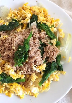 簡単！春野菜で菜の花パスタ-レシピのメイン写真