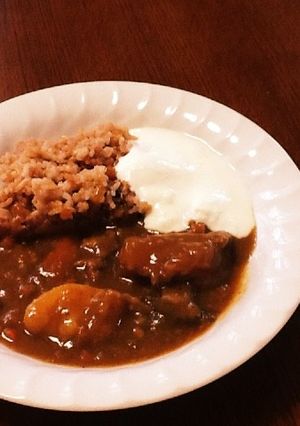 カレーにヨーグルト-レシピのメイン写真