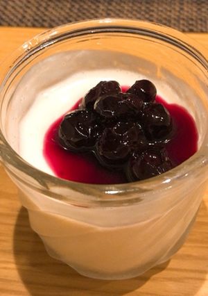 ブルーベリーと豆乳のクリームチーズプリン-レシピのメイン写真