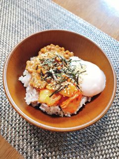 キムチ納豆丼-レシピのメイン写真