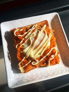 巣ごもり甘辛人参トースト-レシピのメイン写真